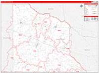 Van Zandt, Tx Carrier Route Wall Map